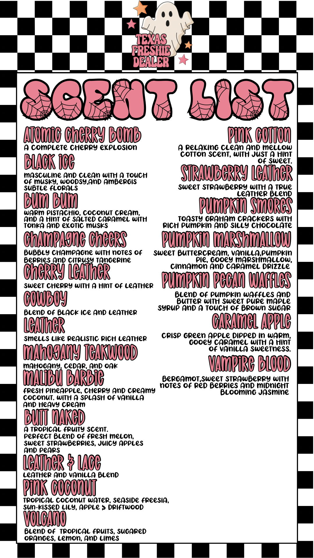 Scent List