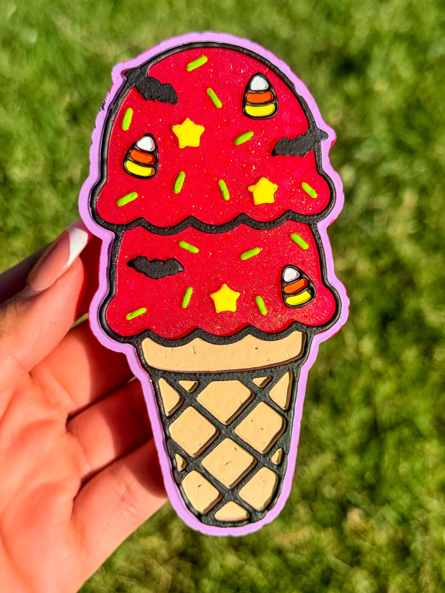 Spooky Ice Cream Cone