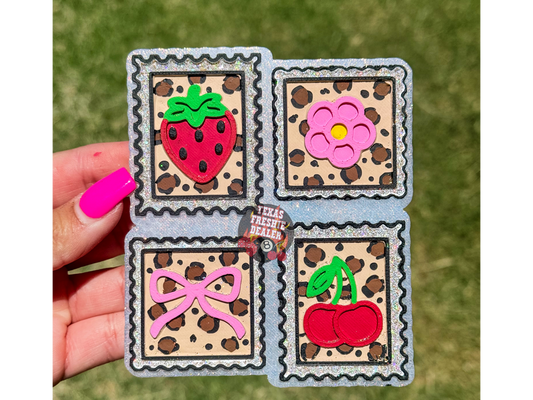 Girly Stamp Collage