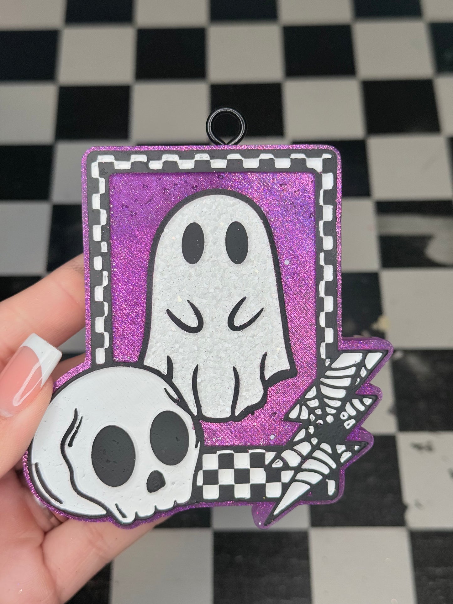 Spooky Checker Frame