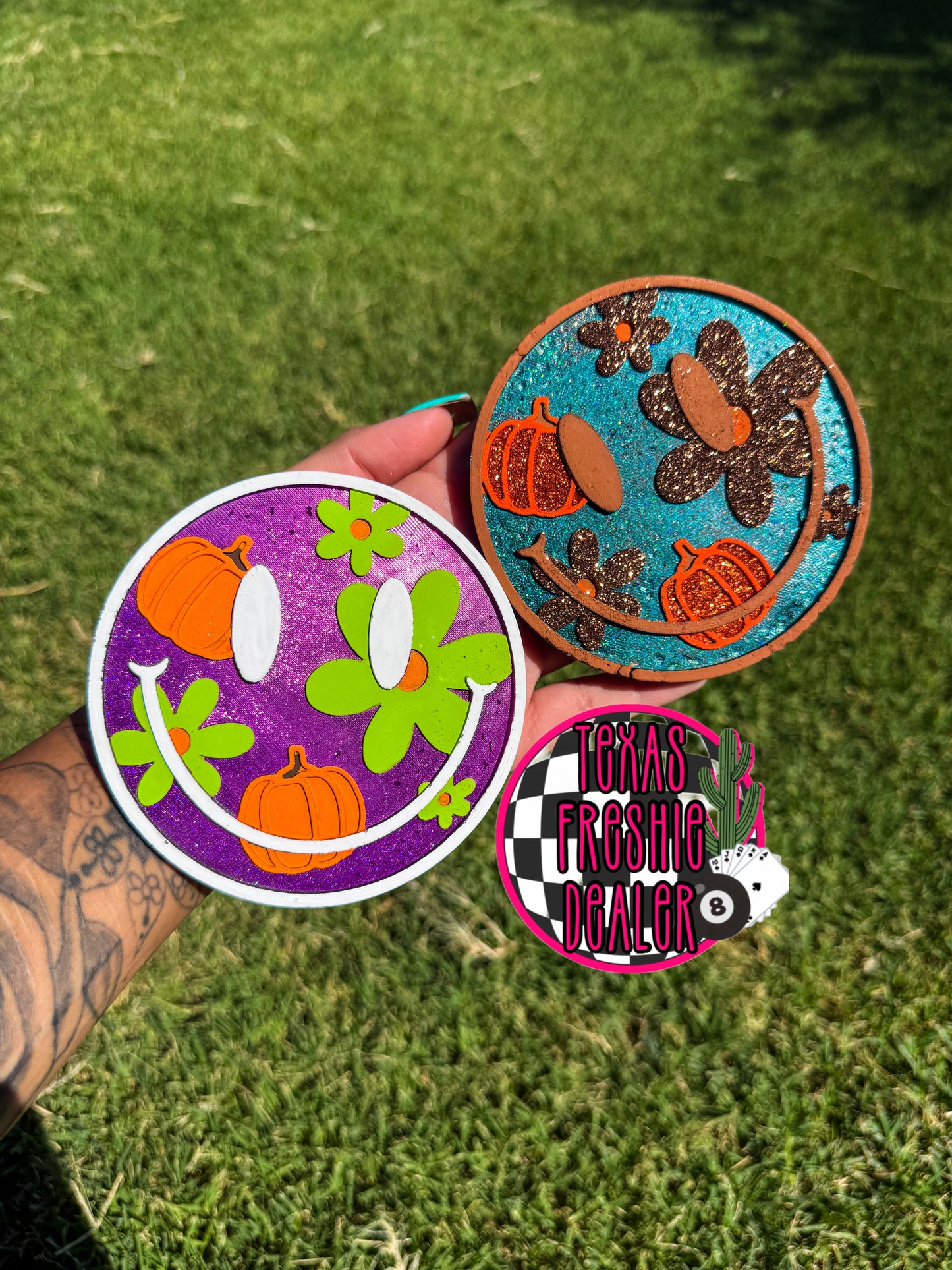 Pumpkin&Flower Smiley