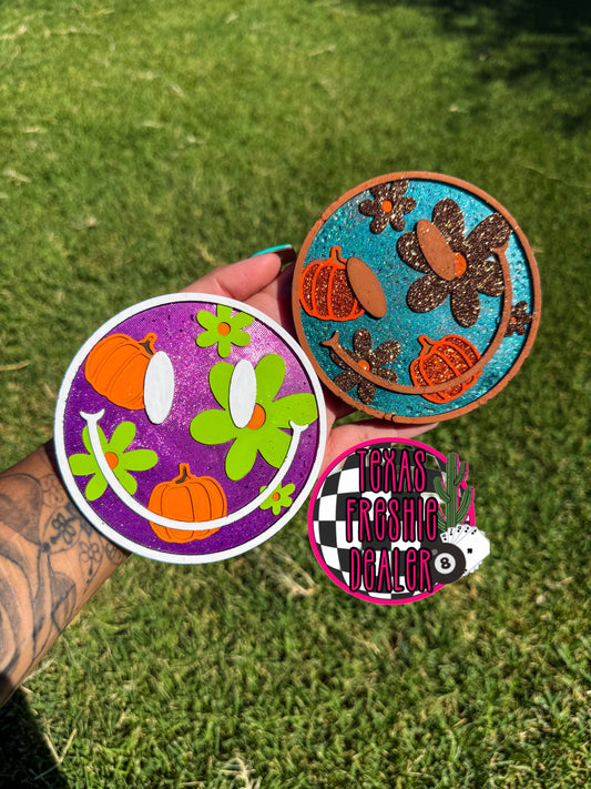 Pumpkin&Flower Smiley