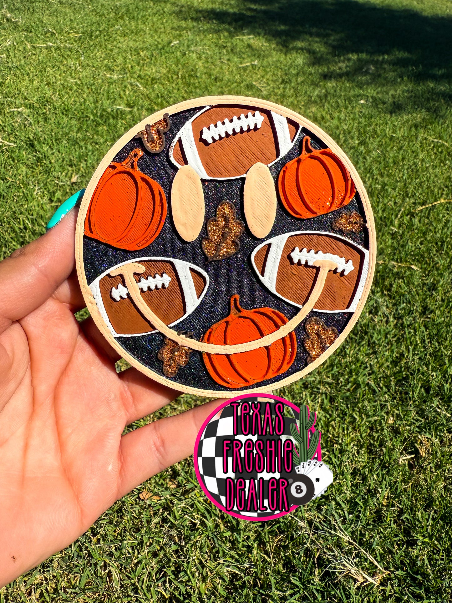 Pumpkin&Football Smiley