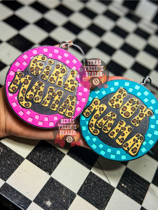 Girl Mama Checker Circle