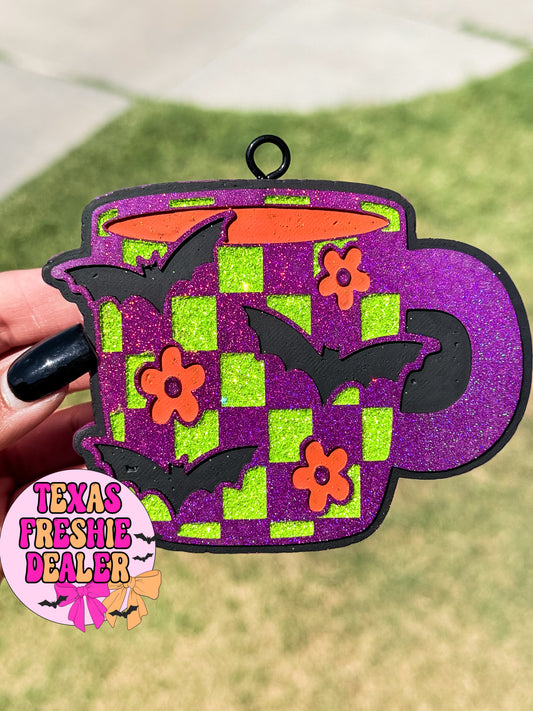 Checker Spooky Mug